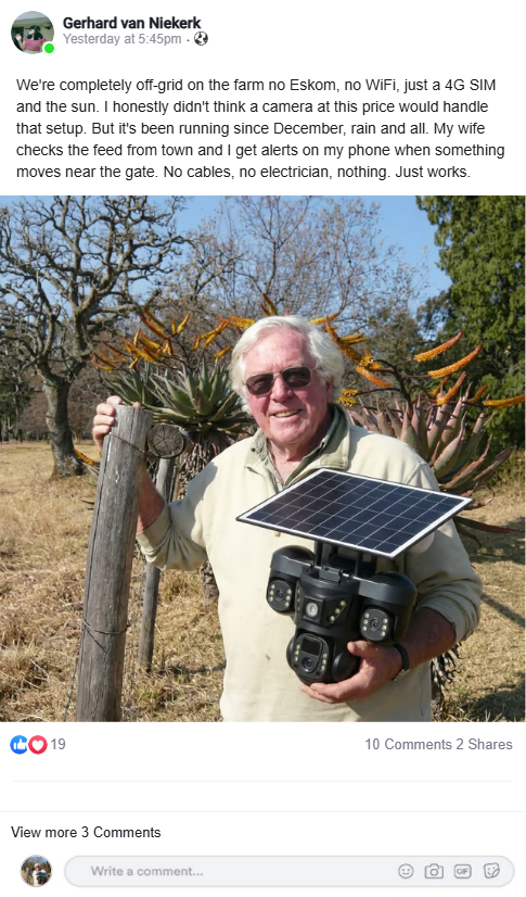 Customer testimonial